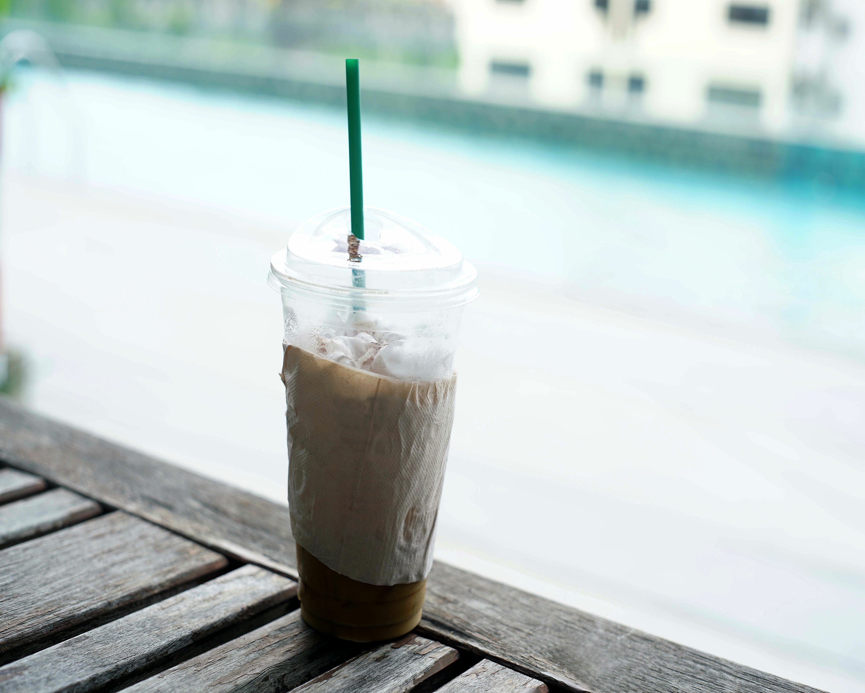 Standard 7.5 in Green Biodegradable Plastic Drinking Straw