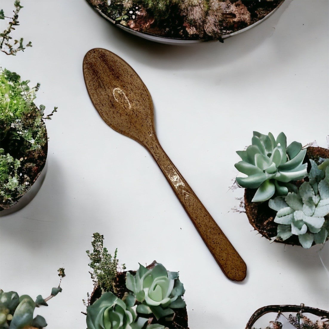 Natural Agave Biodegradable Heavy Duty Spoon